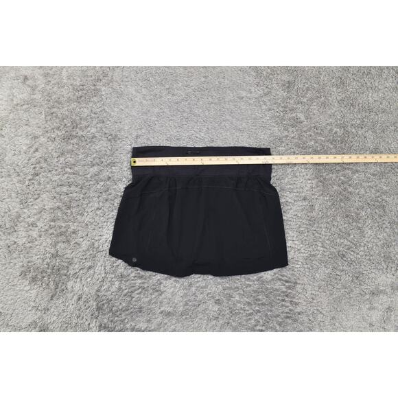 Athleta Black Skort 1X Polyester Preowned Women's Short Run with it skort - Picture 4 of 7